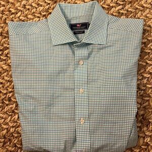 Vineyard Vines Stretch Poplin Gingham Shirt